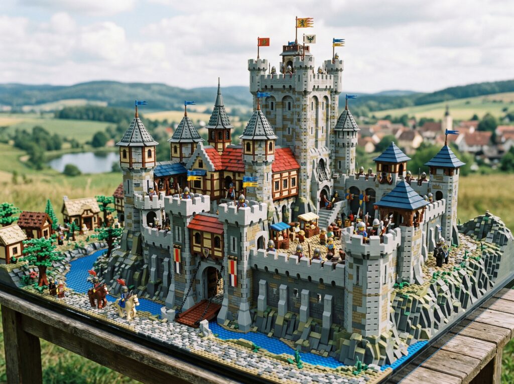 既製テーマをレゴブロックに例えたイメージ図