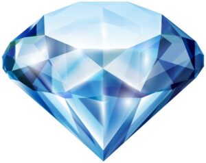悩みを強みに変えるホームページ診断と制作サービスを象徴するダイヤモンドのイメージ