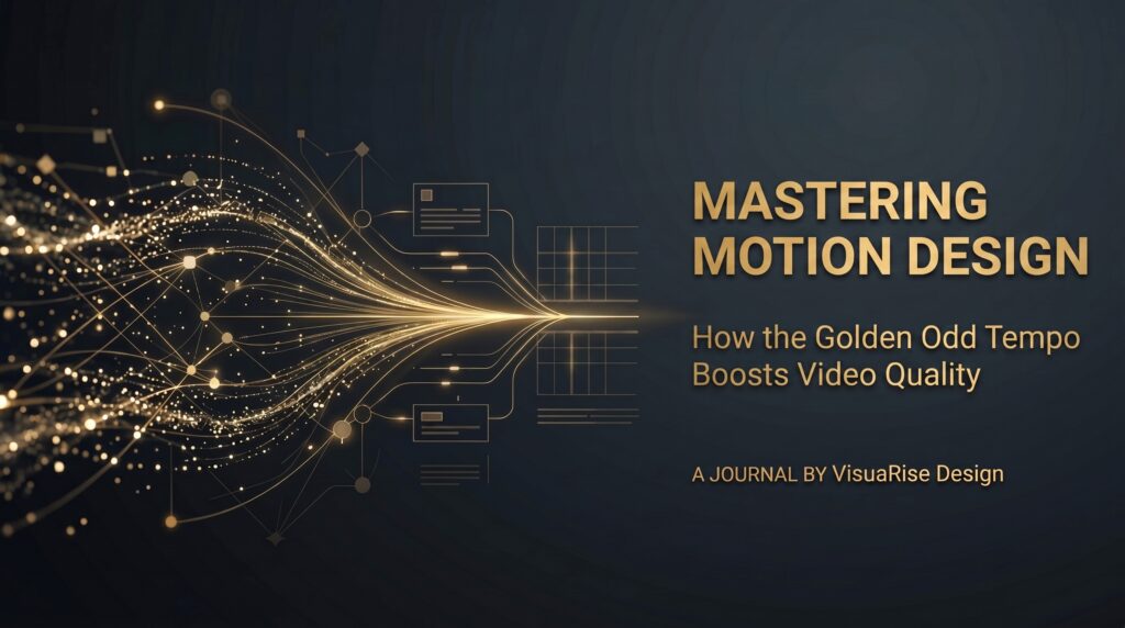 ゴールドの文字で「MASTERING MOTION DESIGN」と記された、黒背景の洗練されたデザイン誌の表紙画像。