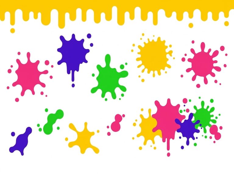 【スプラッシュ】絵の具や液体が飛び散ったような、躍動感のある表現